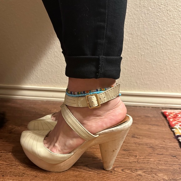 Seychelles size 10 Platform leather from Anthropologie - Picture 1 of 4